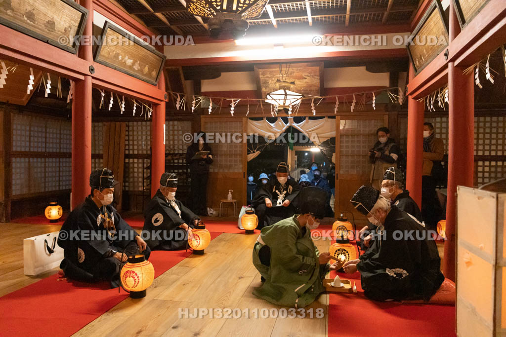 京都府　涌出宮（わきでのみや）　居籠祭　門の儀