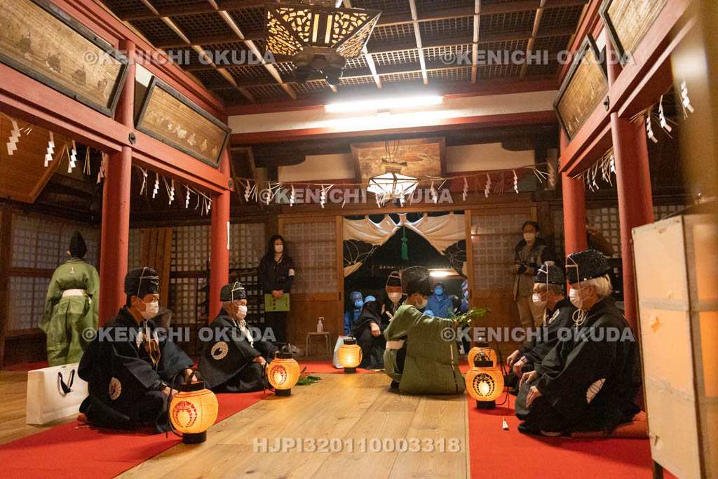 京都府　涌出宮（わきでのみや）　居籠祭　門の儀