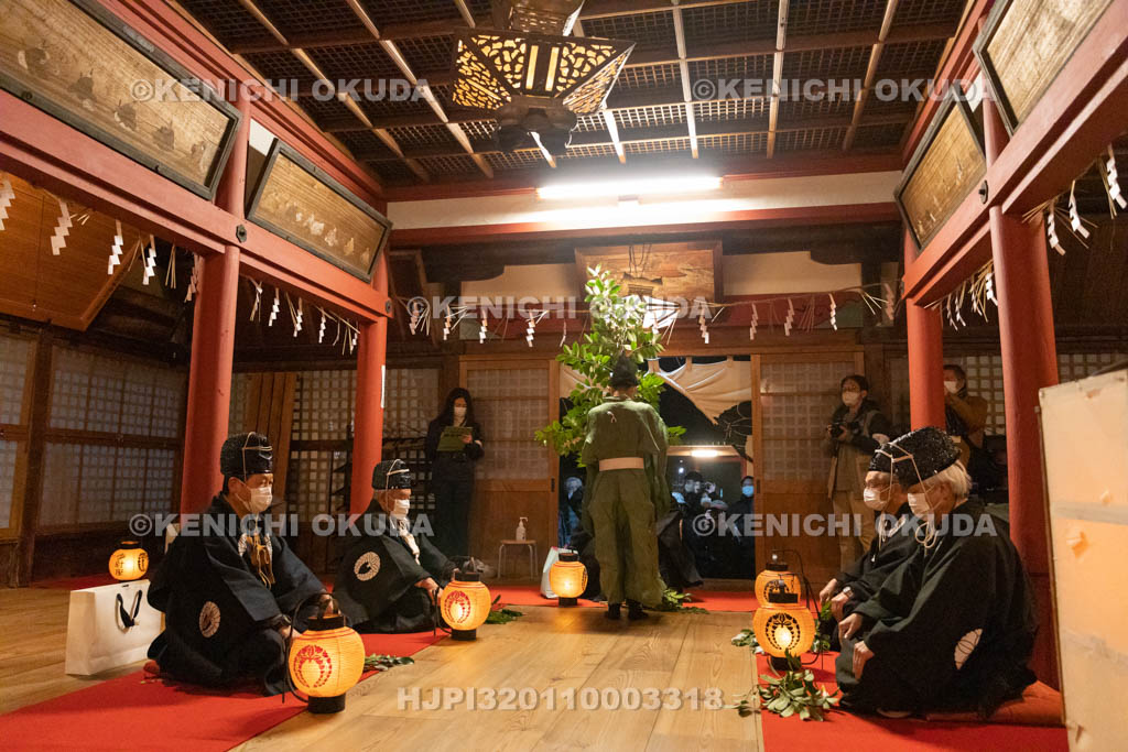 京都府　涌出宮（わきでのみや）　居籠祭　門の儀