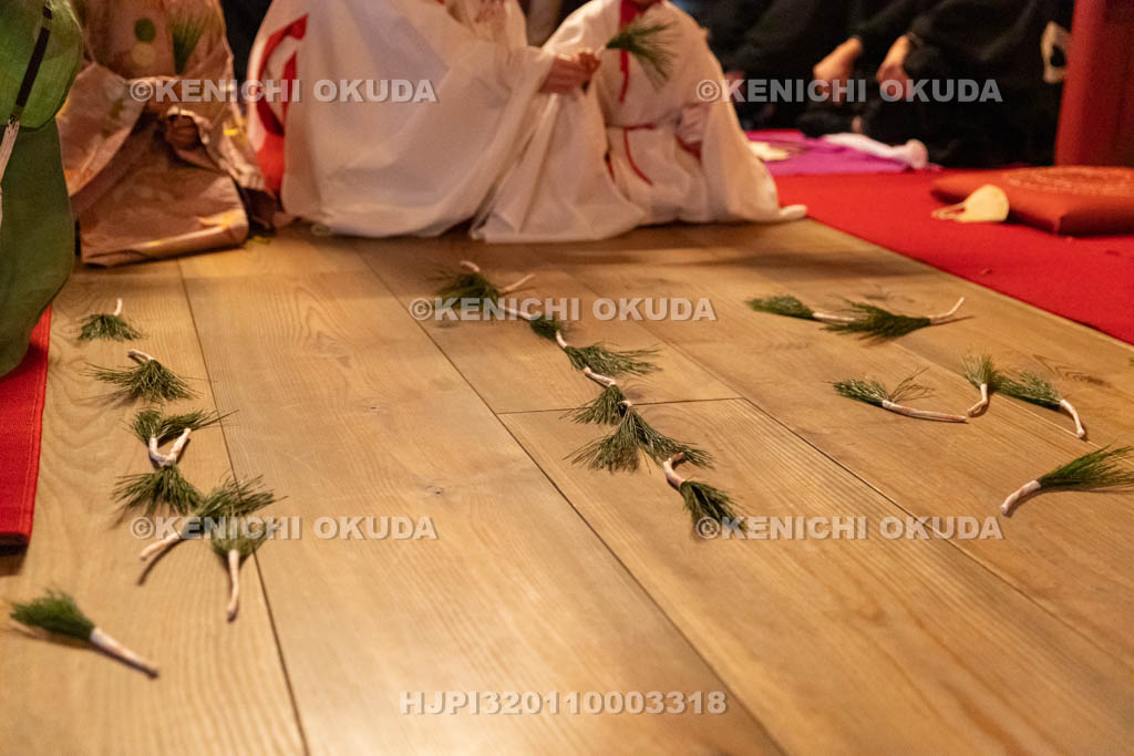 京都府　涌出宮（わきでのみや）　居籠祭　御田植神事　田植え