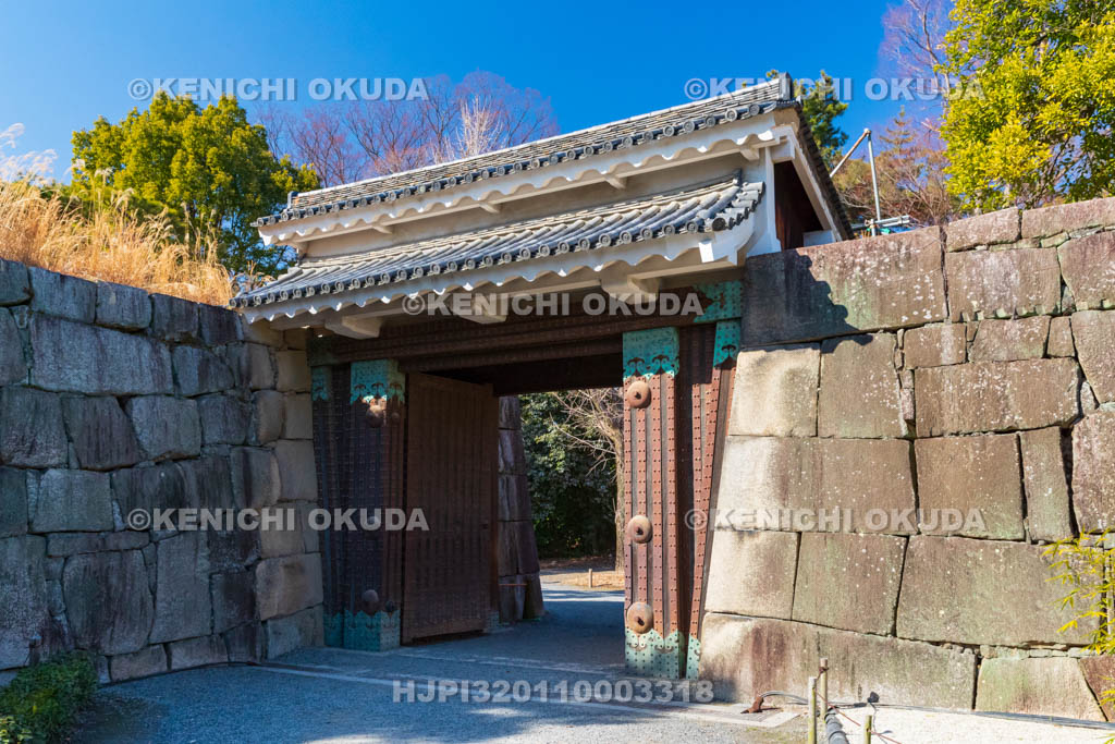 京都府　元離宮二条城（世界遺産）　北中仕切門（重要文化財）