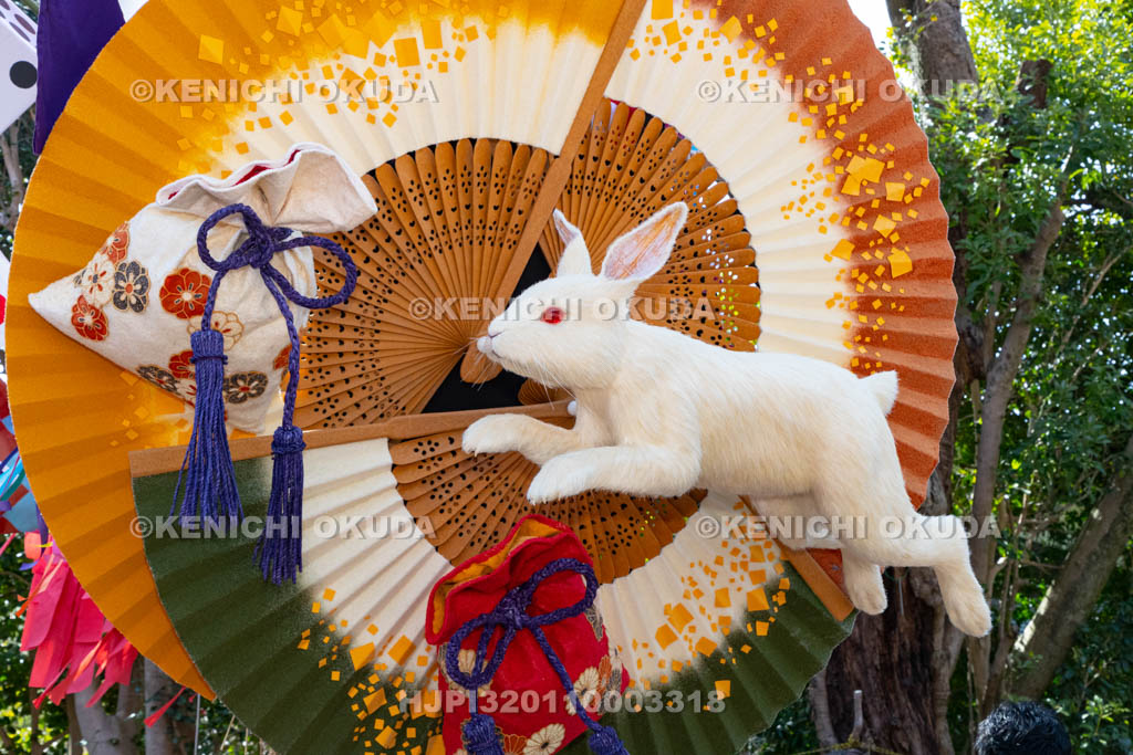 滋賀県　日牟禮八幡宮　左義長祭　左義長ダシ（為心町）