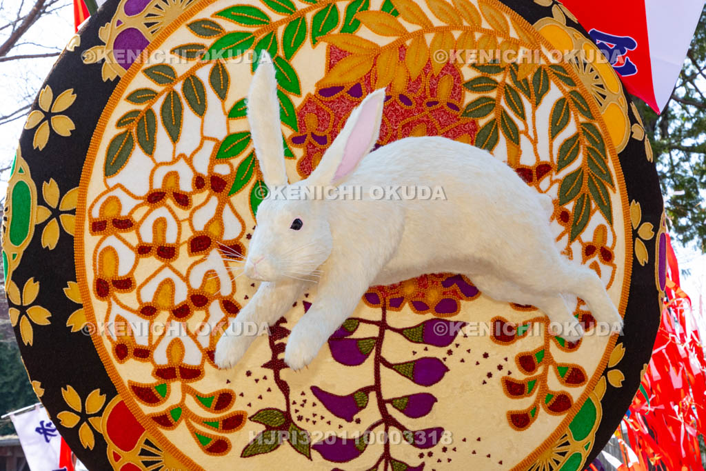 滋賀県　日牟禮八幡宮　左義長祭　左義長ダシ（第一区）