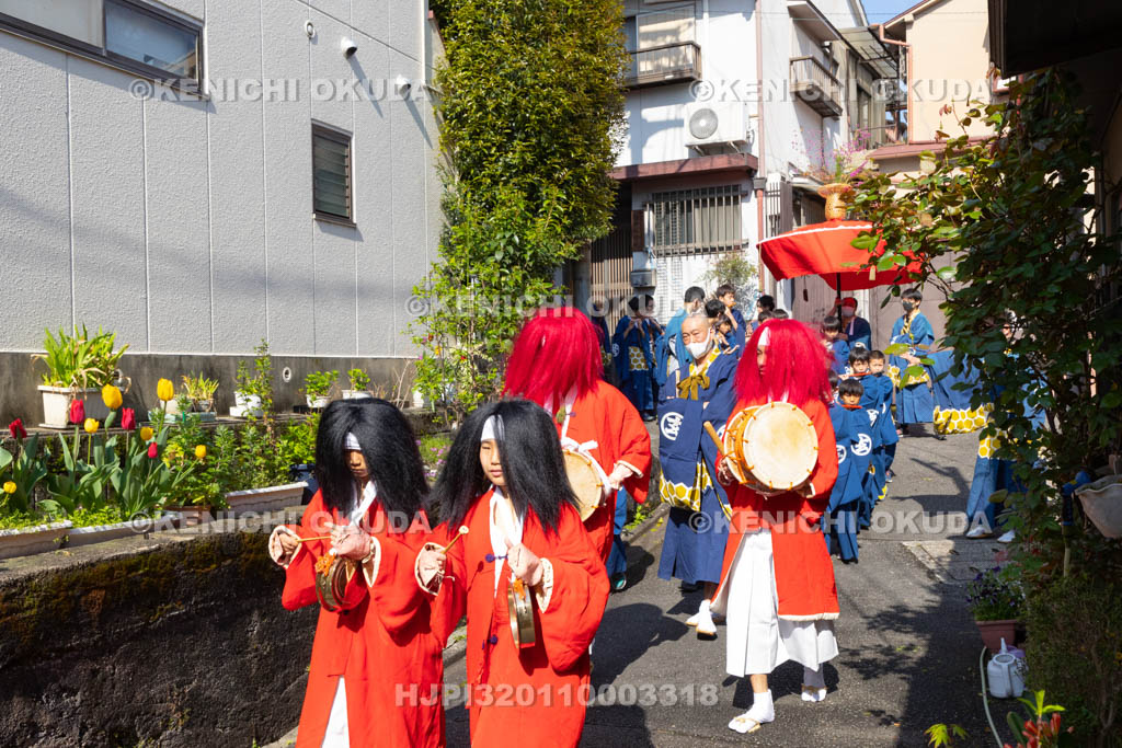 京都府　玄武神社　やすらい祭