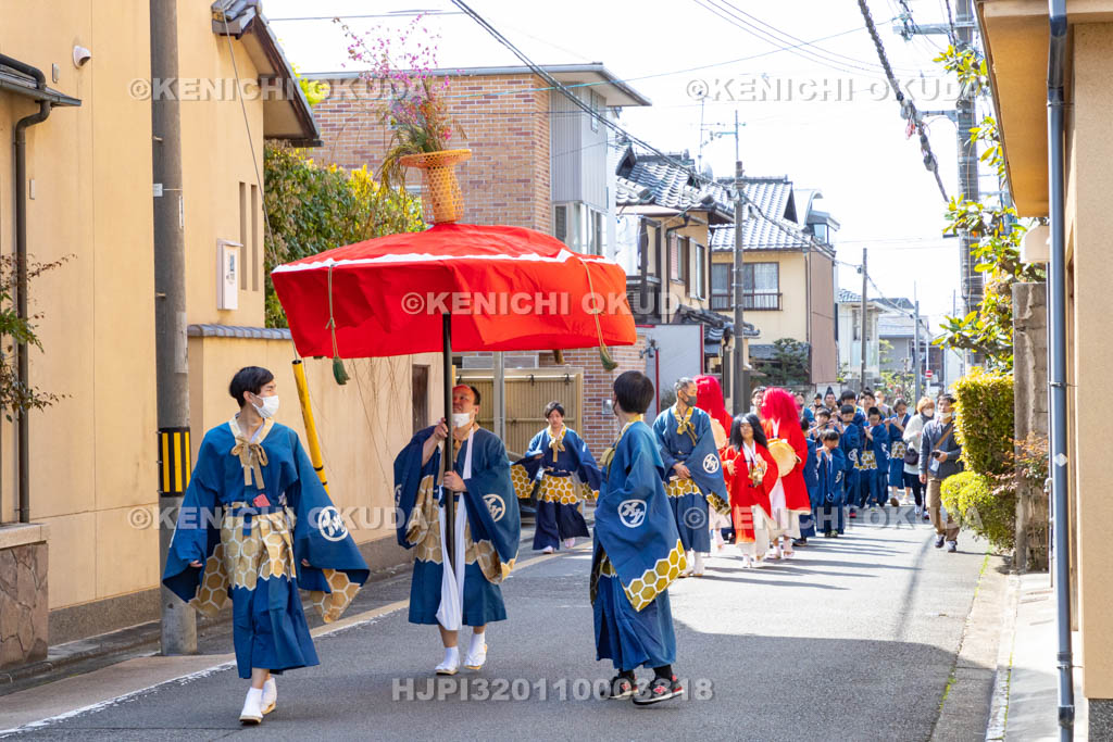 京都府　玄武神社　やすらい祭