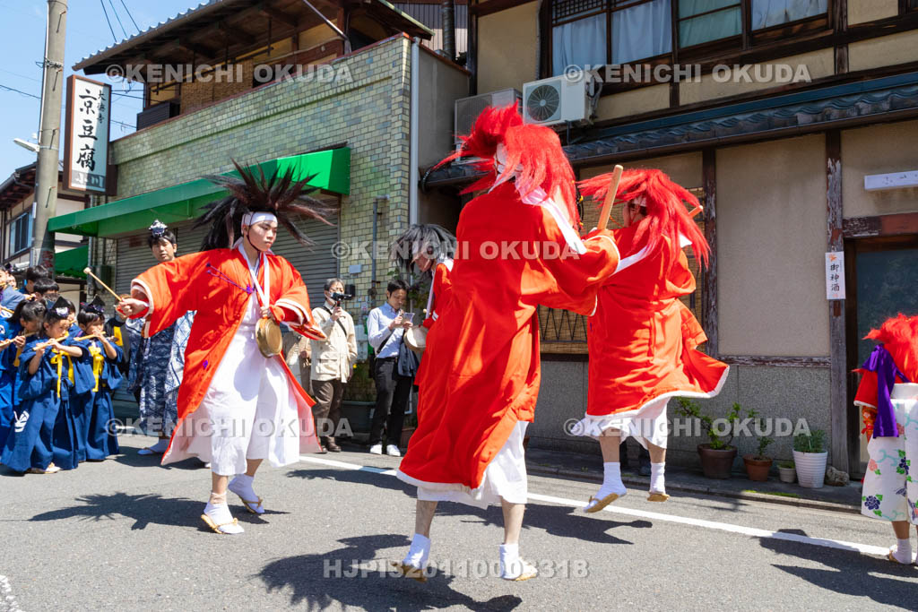 京都府　今宮神社　やすらい祭　やすらい踊り