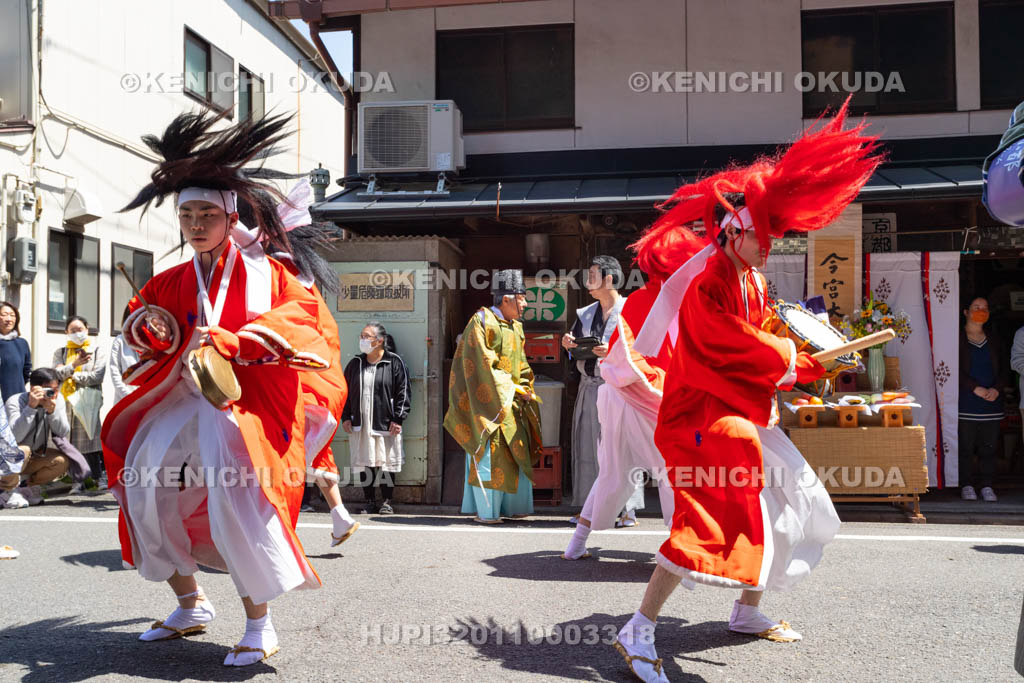 京都府　今宮神社　やすらい祭　やすらい踊り