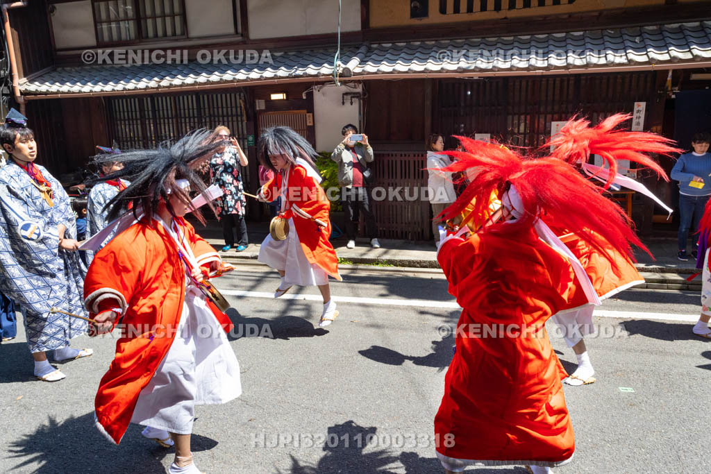 京都府　今宮神社　やすらい祭　やすらい踊り