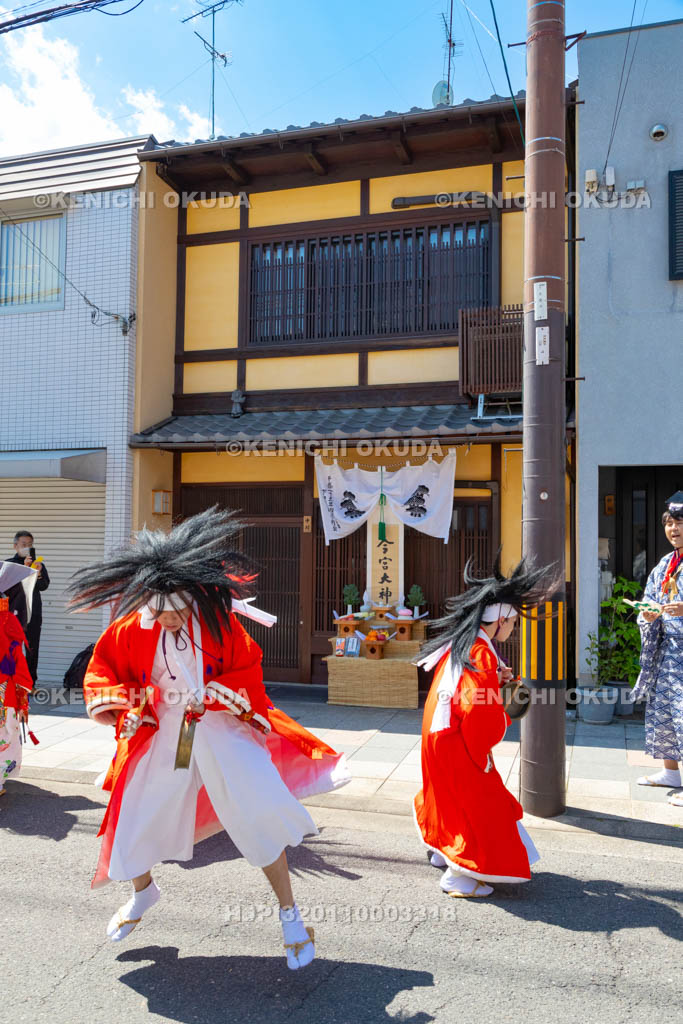 京都府　今宮神社　やすらい祭　やすらい踊り