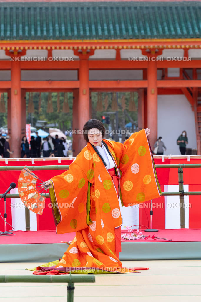 京都府　平安神宮　例祭翌日祭　神賑行事　日本舞踊奉納