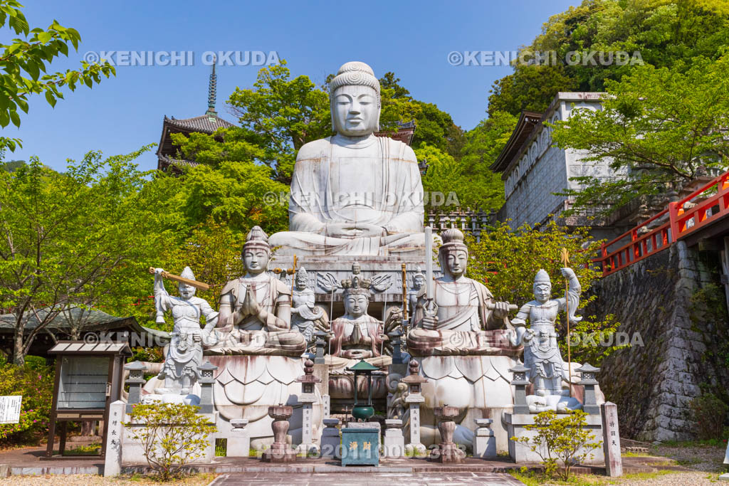 奈良県　壷阪寺（南法華寺）　天竺渡来大釈迦如来石像