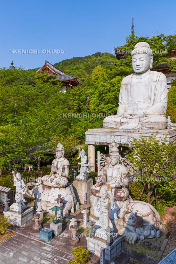 奈良県　壷阪寺（南法華寺）境内　天竺渡来大釈迦如来石像