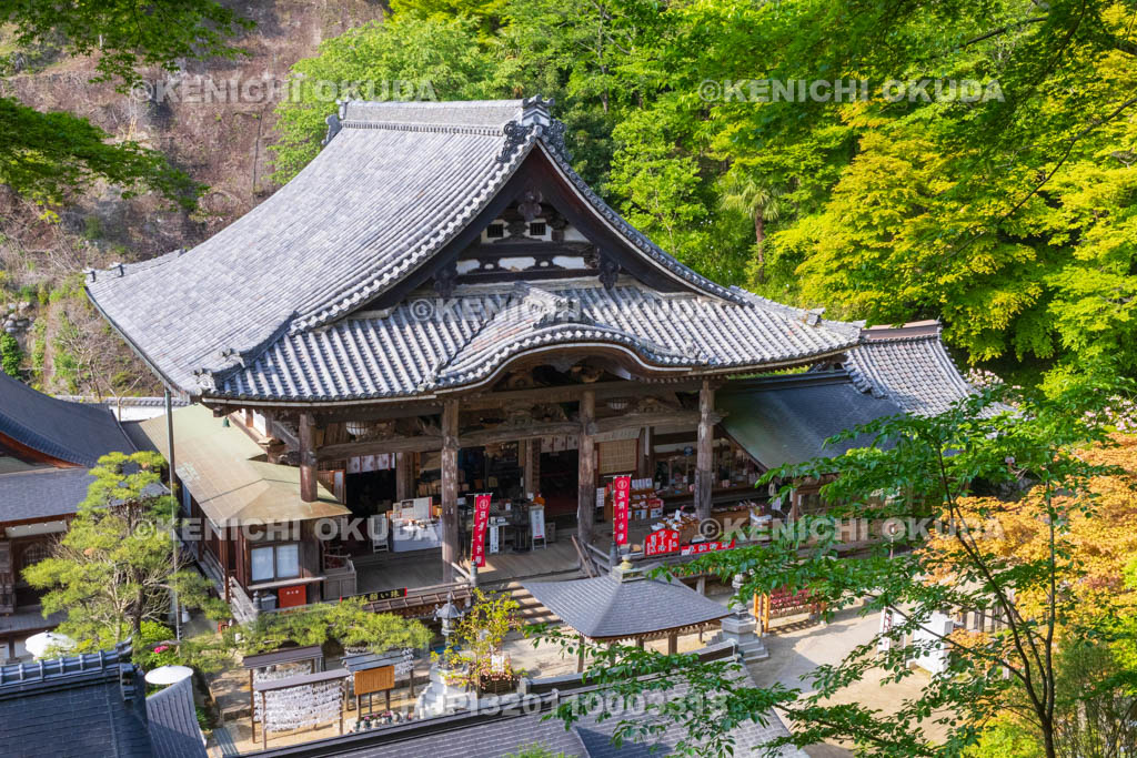 奈良県　岡寺　本堂