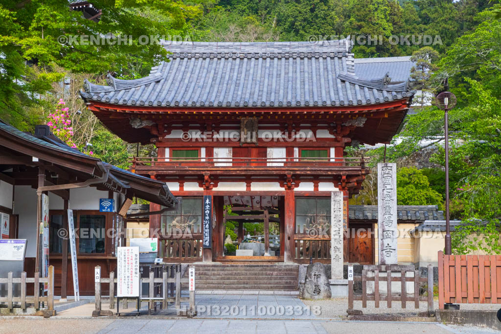 奈良県　岡寺　仁王門（重文）