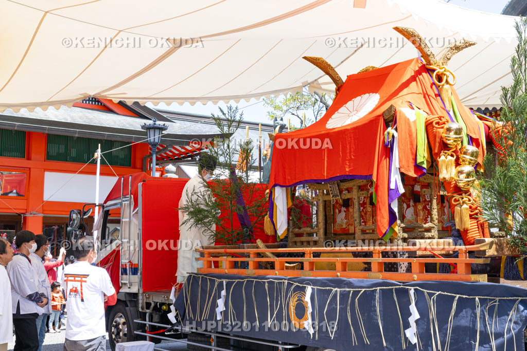 京都府　伏見稲荷大社　稲荷祭（神幸祭）　神璽奉遷（田中社）