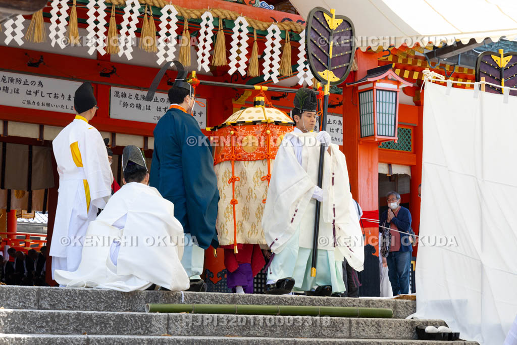 京都府　伏見稲荷大社　稲荷祭（神幸祭）　神璽奉遷