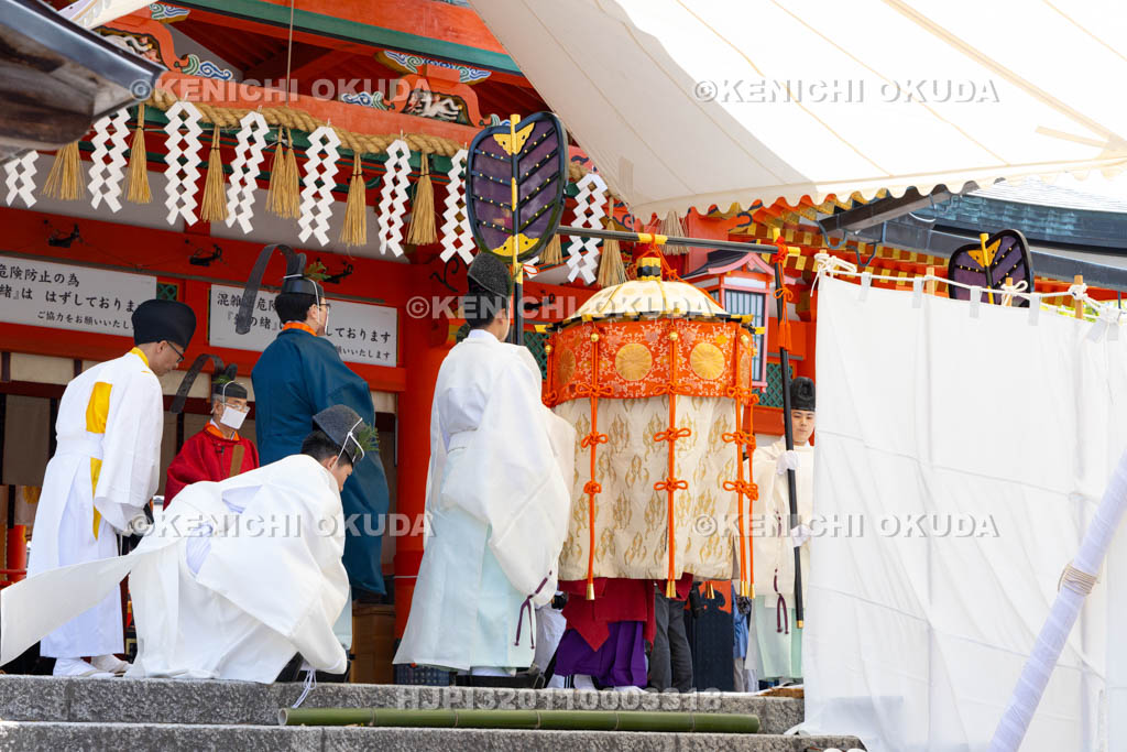 京都府　伏見稲荷大社　稲荷祭（神幸祭）　神璽奉遷