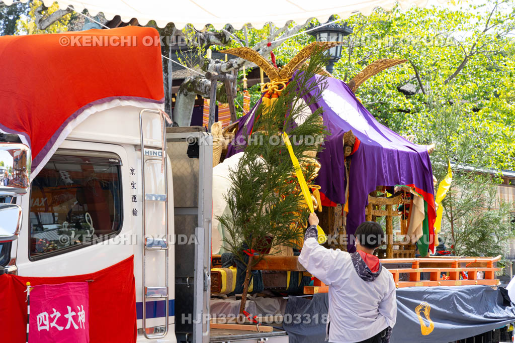 京都府　伏見稲荷大社　稲荷祭（神幸祭）　神璽奉遷（四大神）
