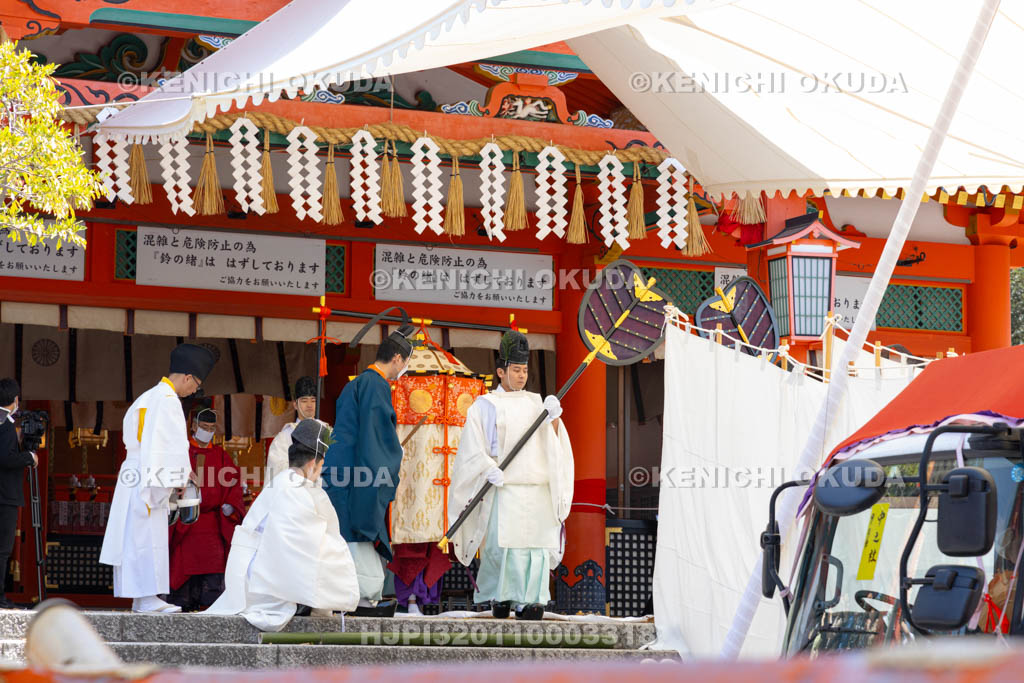 京都府　伏見稲荷大社　稲荷祭（神幸祭）　神璽奉遷