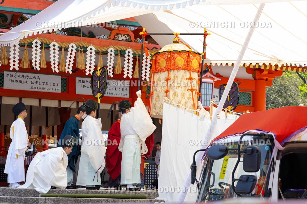 京都府　伏見稲荷大社　稲荷祭（神幸祭）　神璽奉遷