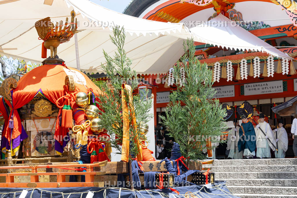京都府　伏見稲荷大社　稲荷祭（神幸祭）　神璽奉遷（下社）