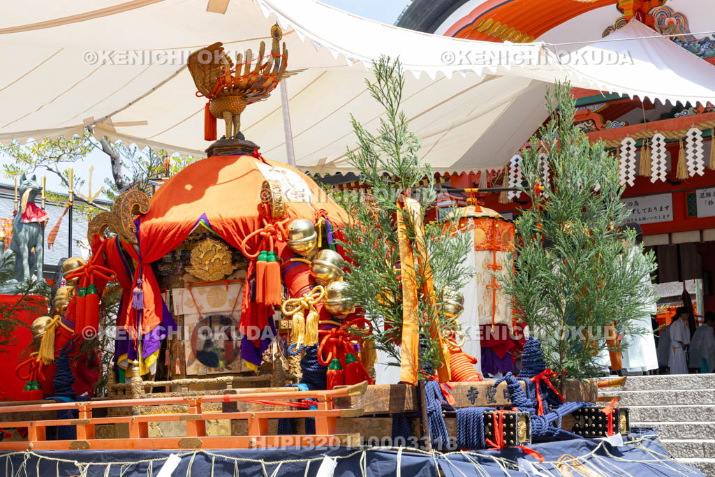 京都府　伏見稲荷大社　稲荷祭（神幸祭）　神璽奉遷（下社）