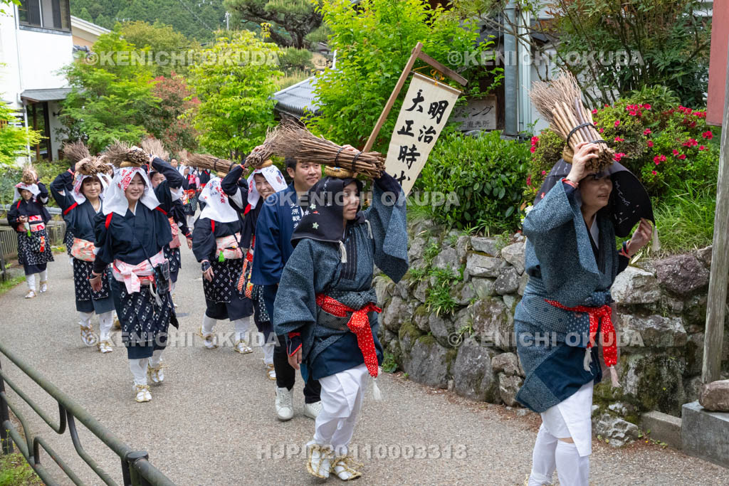 京都府　大原の里　大原女時代行列