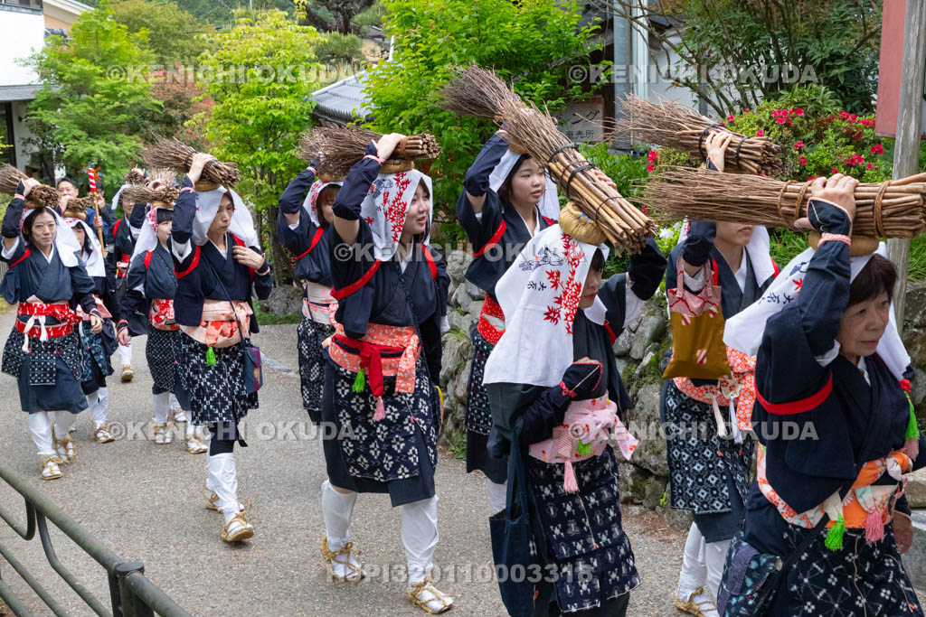 京都府　大原の里　大原女時代行列