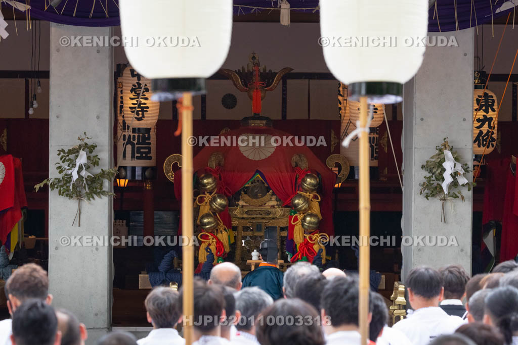 京都府　伏見稲荷大社　稲荷祭（区内巡幸）　祝詞奏上