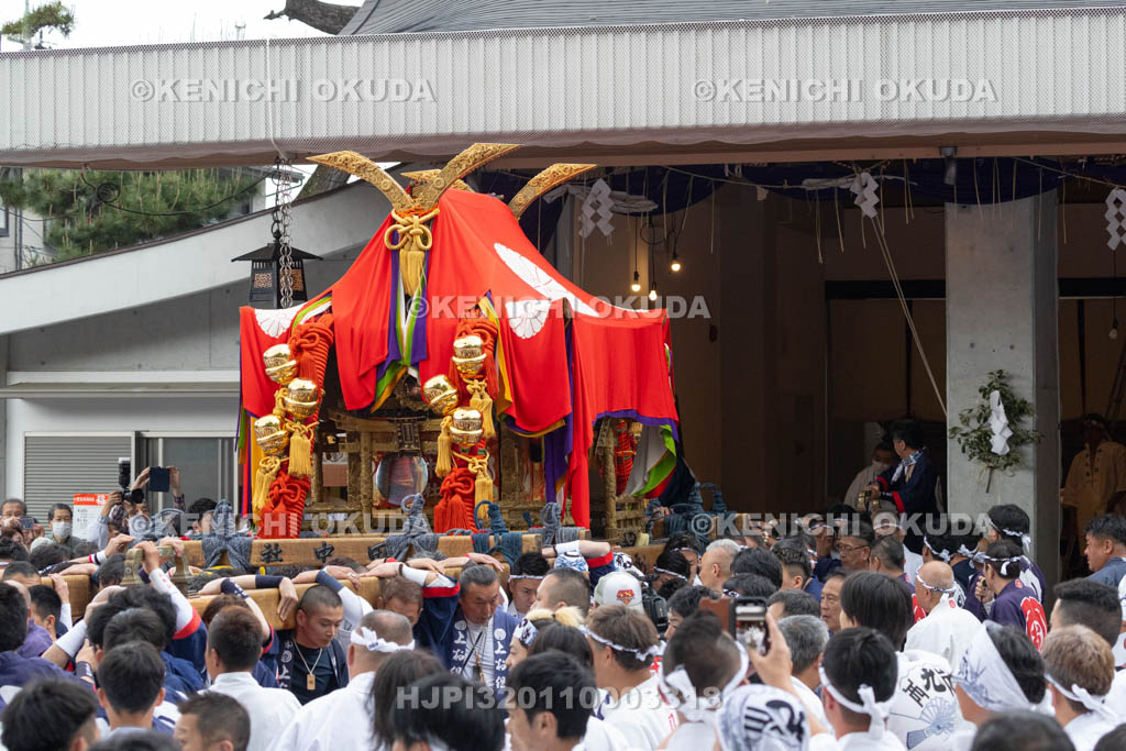 京都府　伏見稲荷大社　稲荷祭（区内巡幸）　発輿