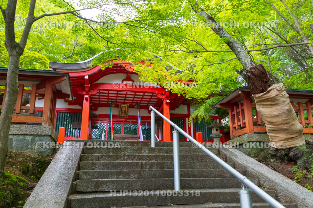 奈良県　瑜伽神社（ゆうがじんしゃ）　拝殿