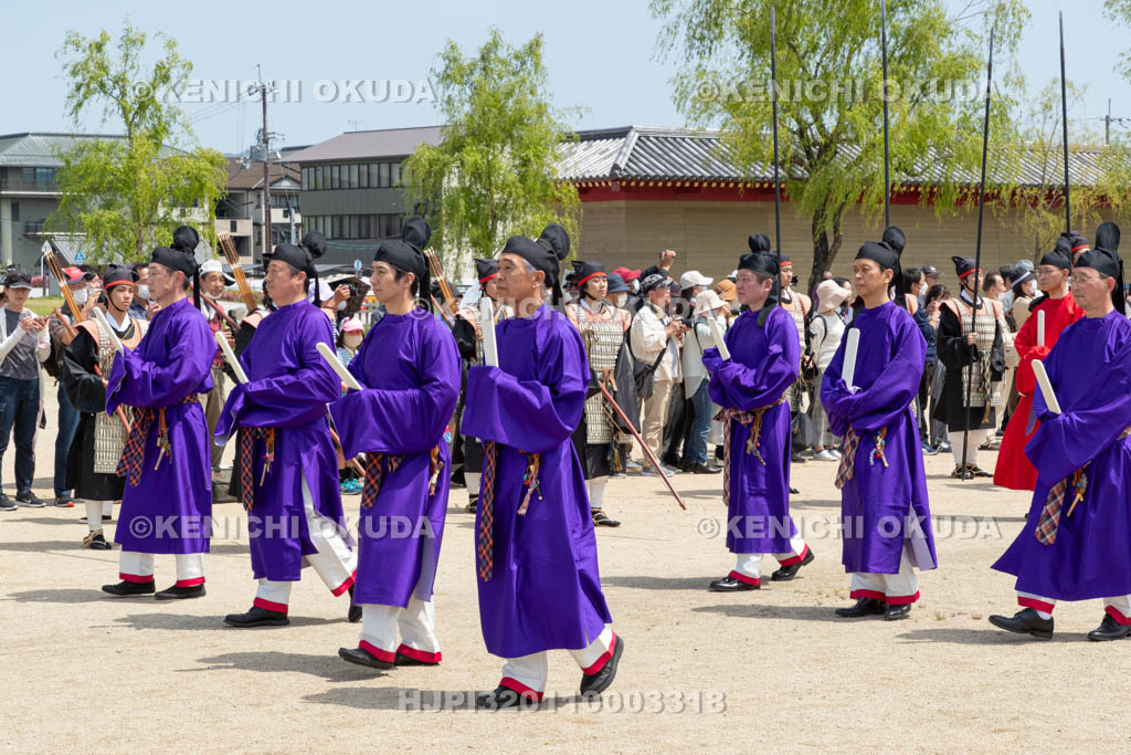 奈良県　平城宮跡　平城京天平祭・春　平城京天平行列　文武百官