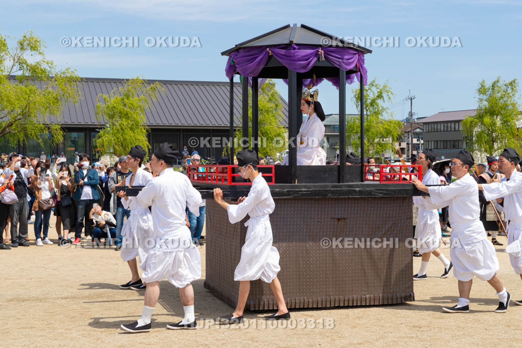 奈良県　平城宮跡　平城京天平祭・春　平城京天平行列　元明天皇
