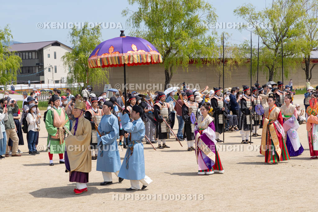 奈良県　平城宮跡　平城京天平祭・春　平城京天平行列　聖武天皇