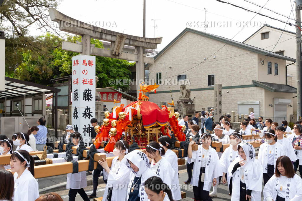 京都府　藤森神社　藤森祭　神幸祭（氏子地区渡御）