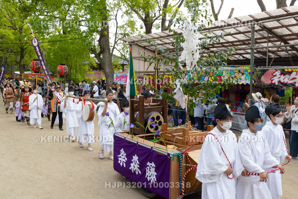 京都府　藤森神社　藤森祭　武者行列宮入