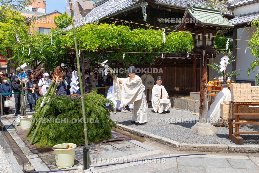 京都府　安井金比羅宮　春季金比羅大祭　火焚神事