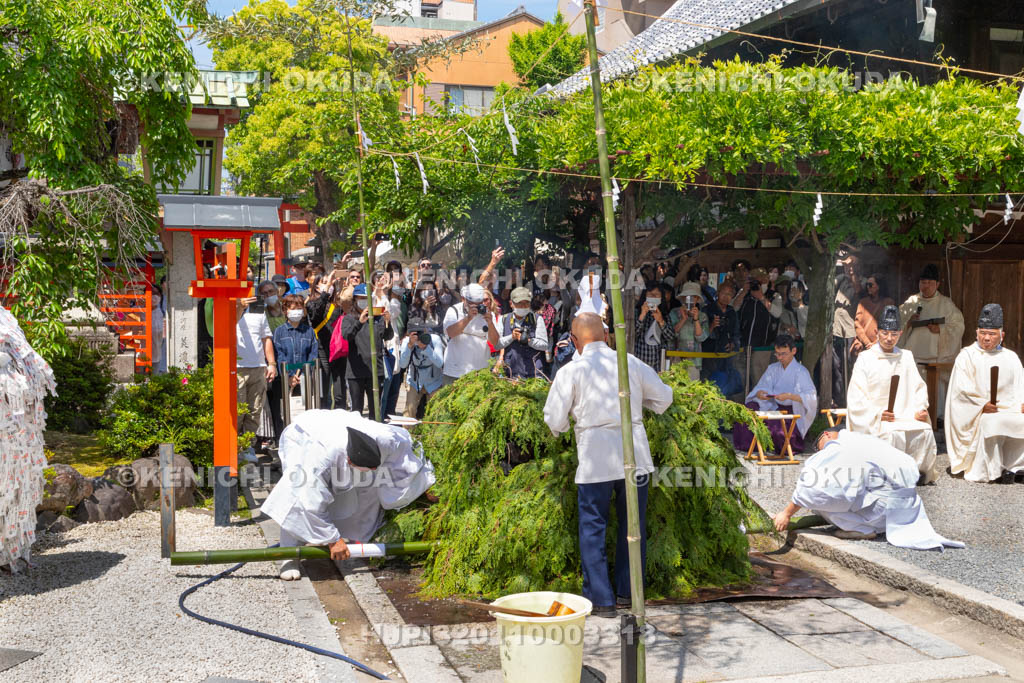京都府　安井金比羅宮　春季金比羅大祭　火焚神事