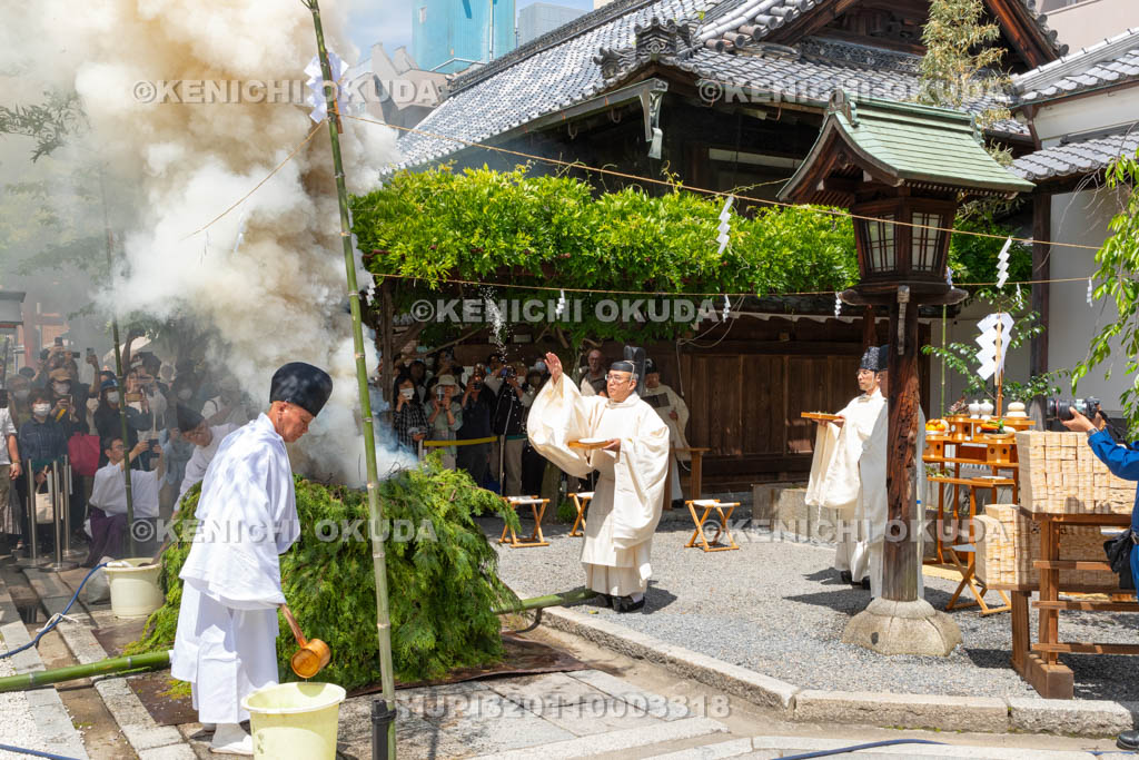 京都府　安井金比羅宮　春季金比羅大祭　火焚神事