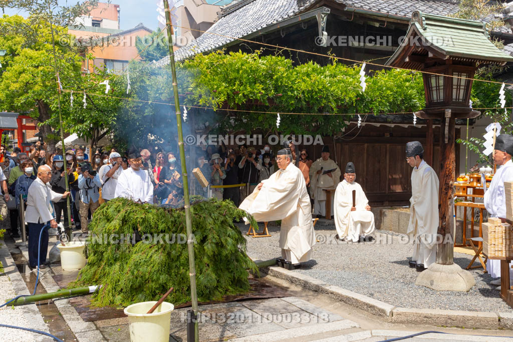 京都府　安井金比羅宮　春季金比羅大祭　火焚神事