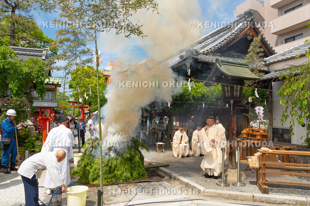 京都府　安井金比羅宮　春季金比羅大祭　火焚神事