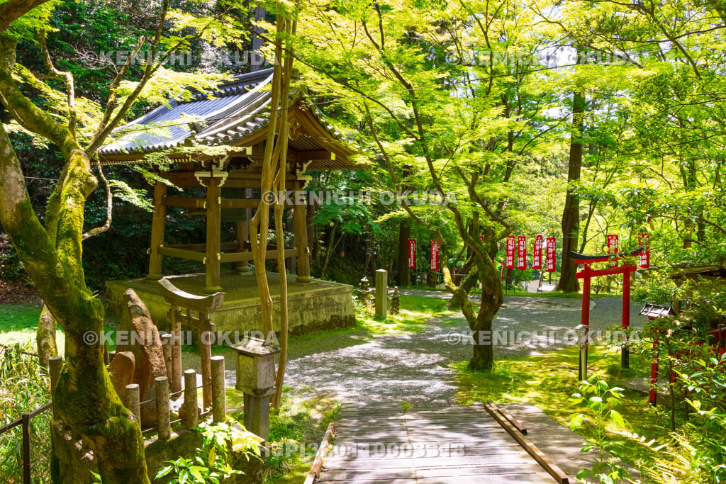 京都府　今熊野観音寺　鐘楼付近