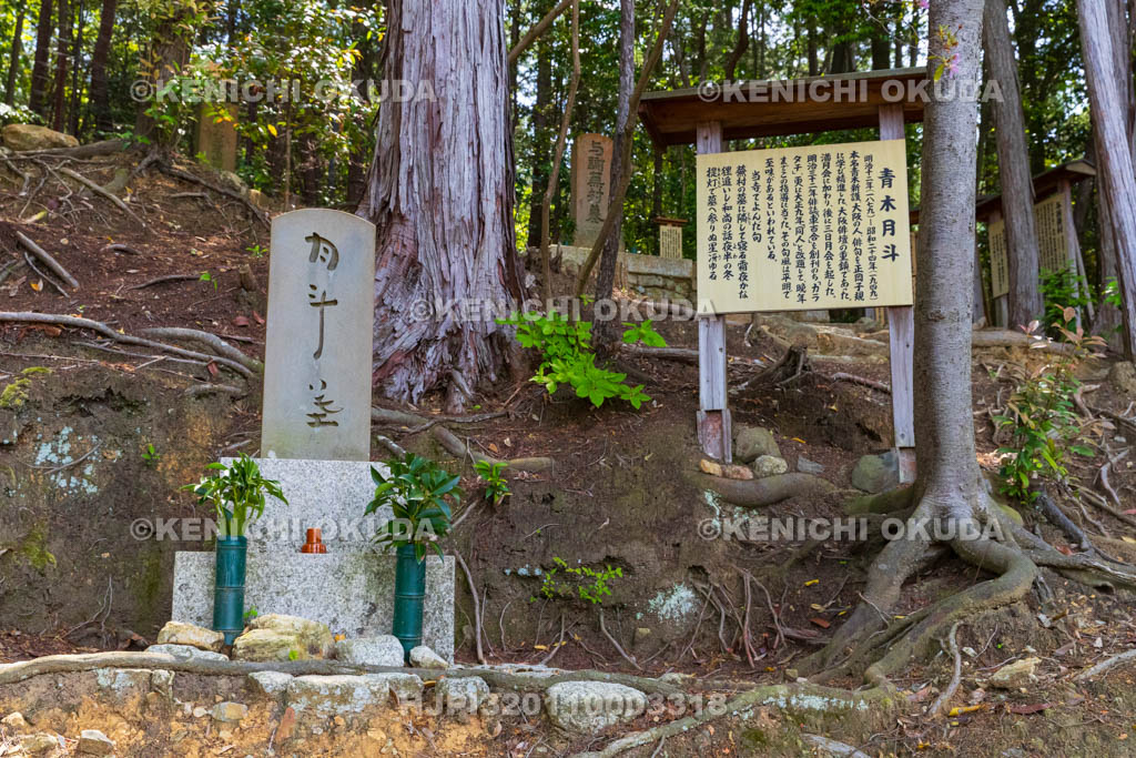 京都府　金福寺　青木月斗（あおきげっと）の墓