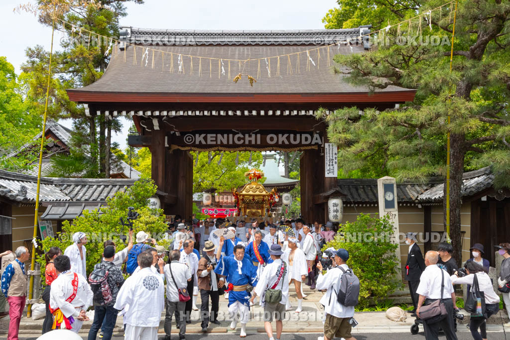 京都府　御霊（上御霊）神社　御霊祭　還幸祭（渡御の儀）　宮出