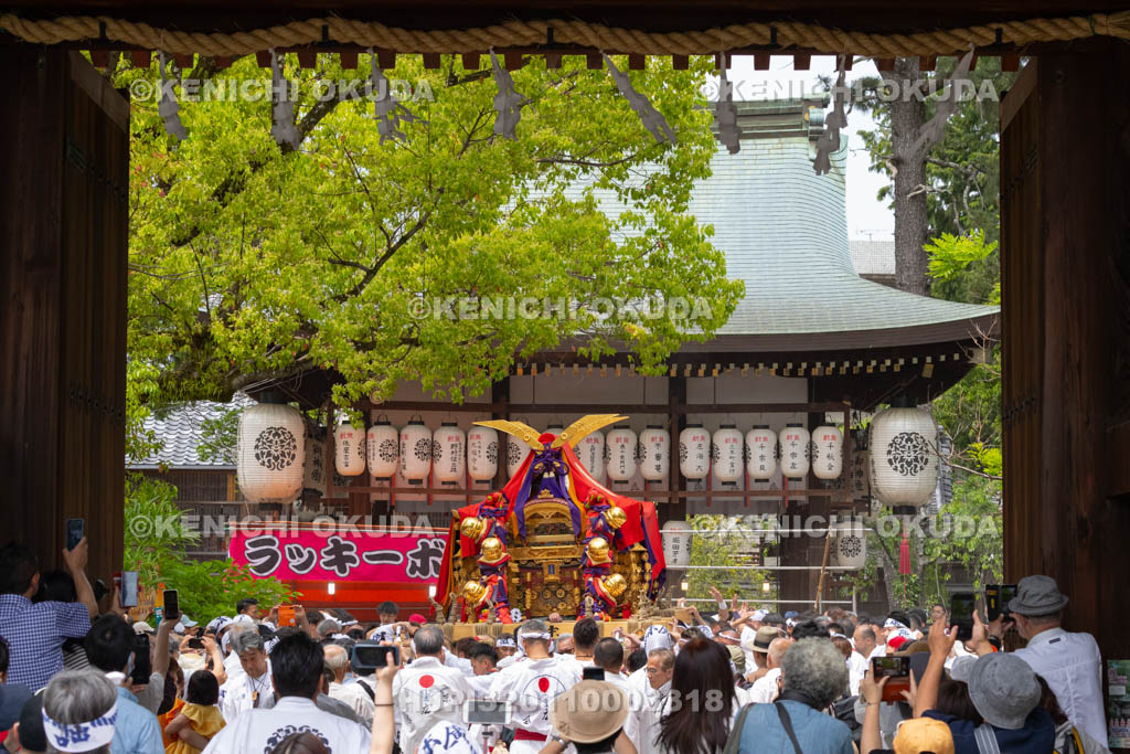 京都府　御霊（上御霊）神社　御霊祭　還幸祭（渡御の儀）