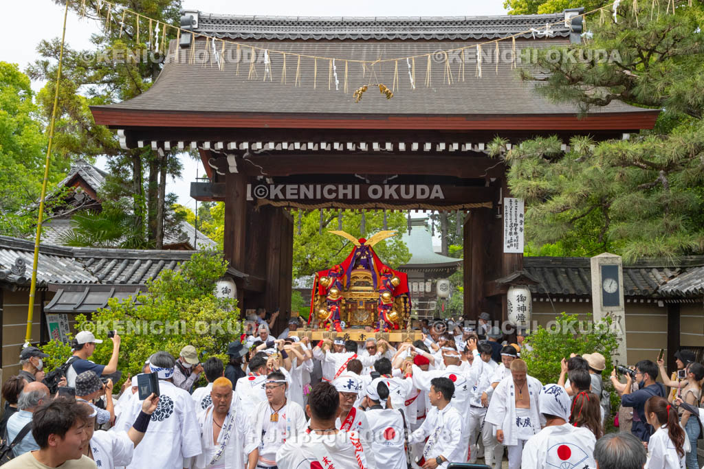京都府　御霊（上御霊）神社　御霊祭　還幸祭（渡御の儀）　宮出