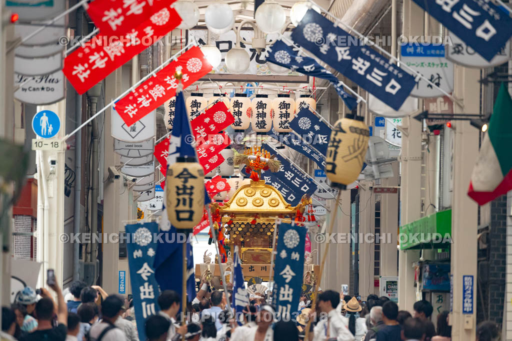 京都府　御霊（上御霊）神社　御霊祭　還幸祭（渡御の儀）　差上げ