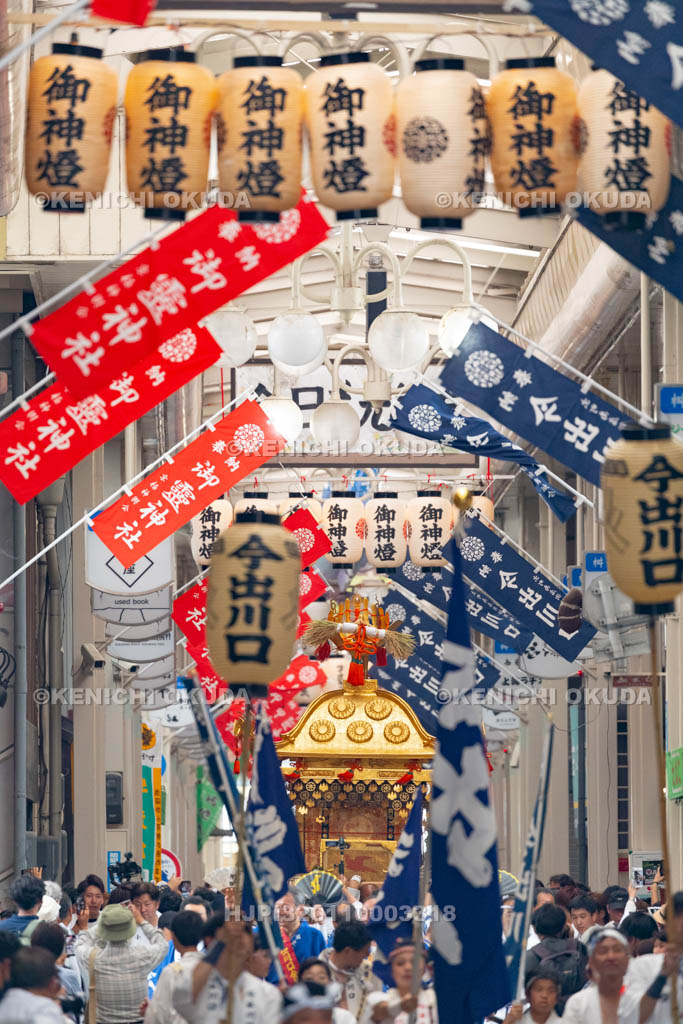 京都府　御霊（上御霊）神社　御霊祭　還幸祭（渡御の儀）