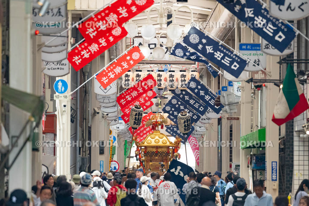 京都府　御霊（上御霊）神社　御霊祭　還幸祭（渡御の儀）