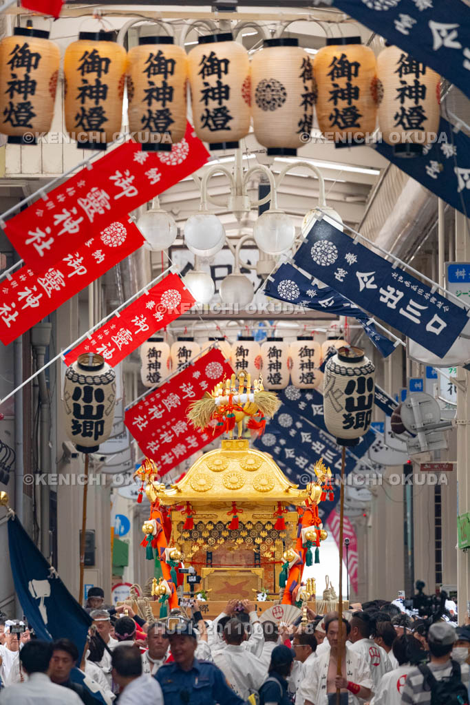 京都府　御霊（上御霊）神社　御霊祭　還幸祭（渡御の儀）